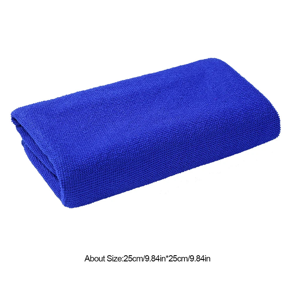 25Pcs Car Cleaning Cloths Thickened Microfiber Fiber Towel Car Cleaning Towel for Auto Valeting Waxing for Detailing Polishing