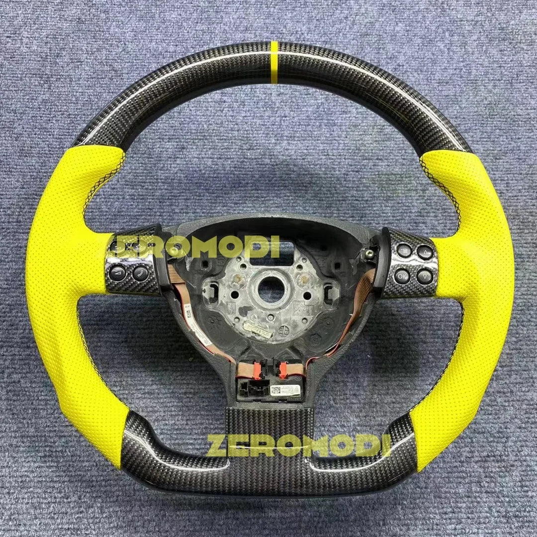 Custom Replacement Real Carbon Fiber Steering Wheel for VW Volkswagen Golf 5 Jetta Mk5 GTI R32 EOS Passat B6 Bora