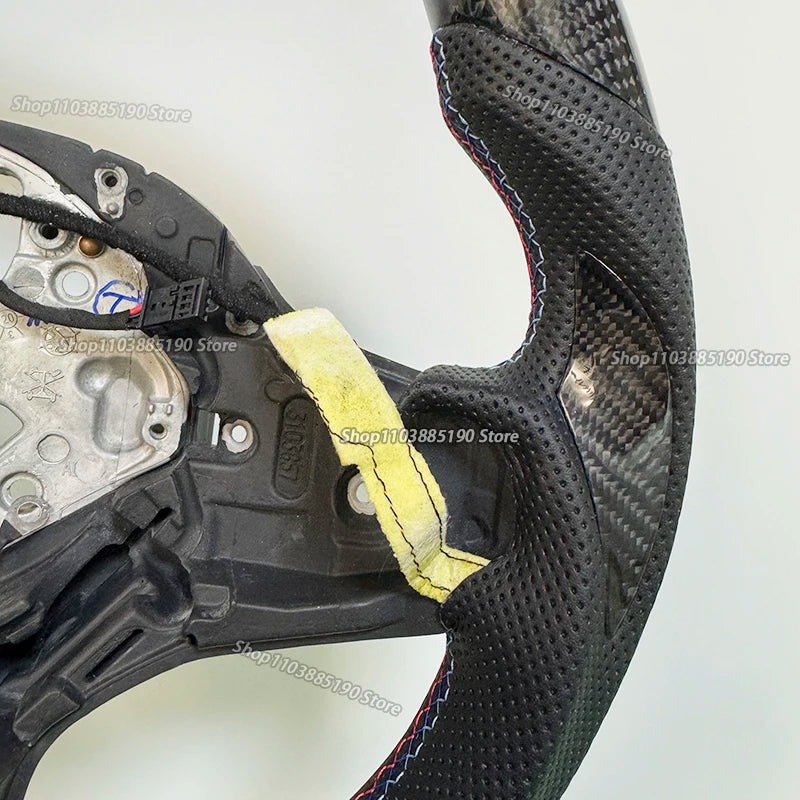 LED Car Carbon Fiber Car Steering Wheel For BMW G30 G20 G01 G02 G05 G06 G07 M4 M5 F90 M8 X3M X4M X5M X6M F40 F44 G11 G12 G29 G31