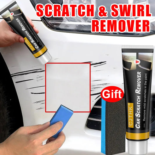Car Scratch Remover Car Polishing Paste With Sponge Car Body Paint Care Remove Scratch Repair Broken Paint Smooth Car Body