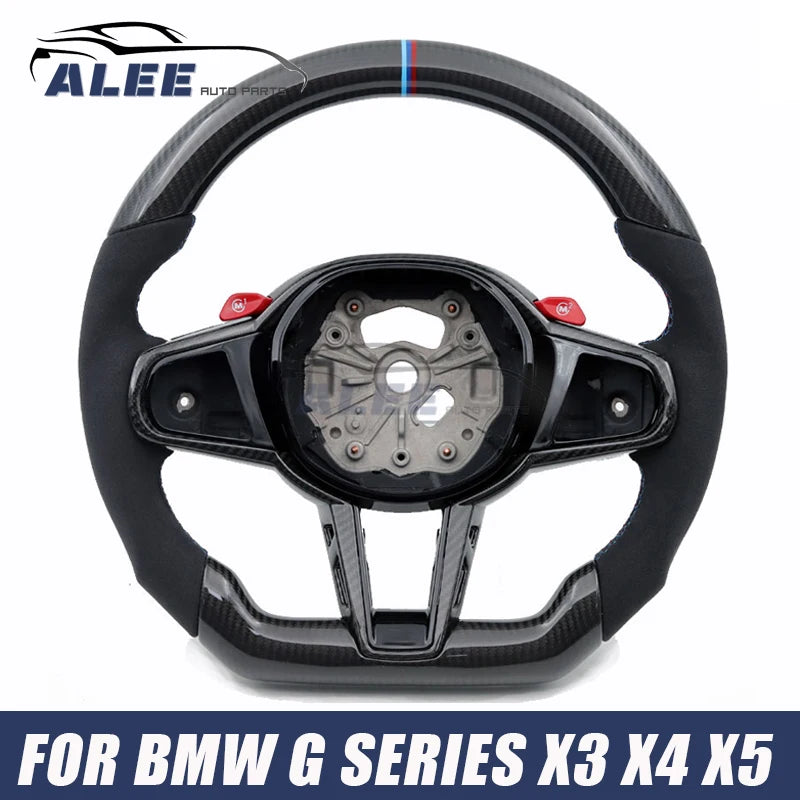 CS Sports Steering Wheel Carbon Fibre fit for BMW G01 G02 G05 G06 G20 G21 G22 G26 G29 G30 G32 G42 G80 X3 X4 X5 Car Accessories