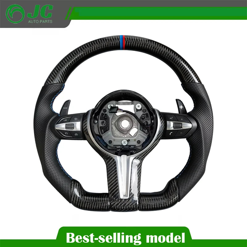 M Sport Steering Wheel For BMW M5 F10 F11 F06 F07 F12 F13 F01 E70 E87 E81 E90 E91 E92 M3 F30 F15 F16 F20 F21 F25 F26