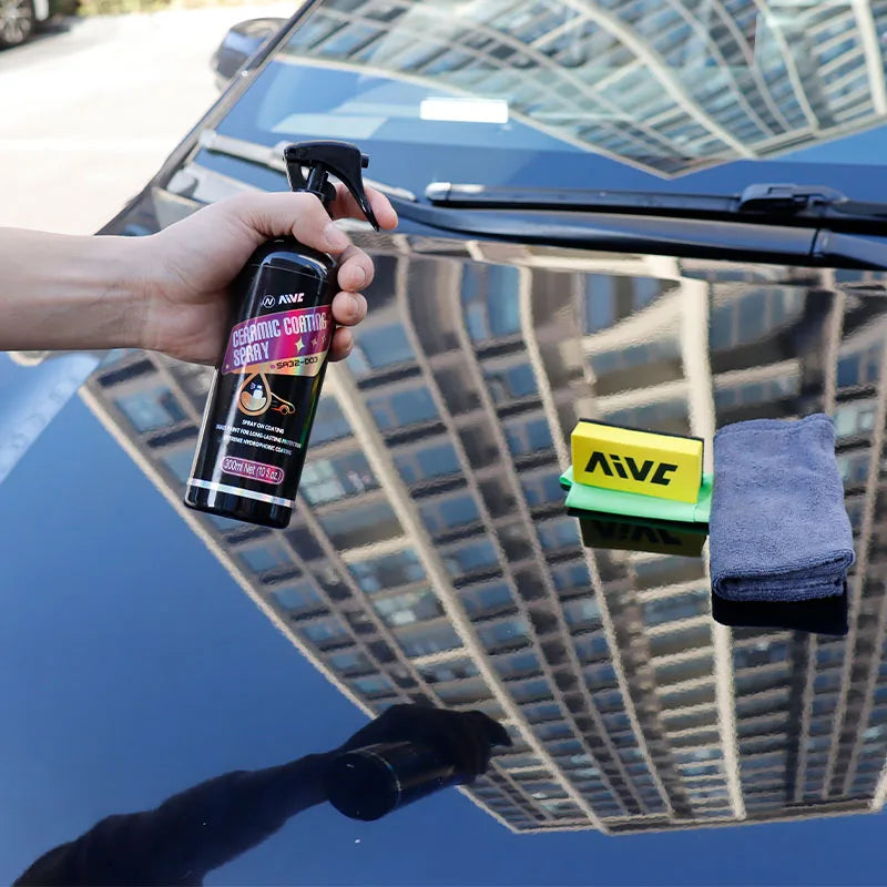 Car Nano Ceramic Coating Spray Wax Polishing Liquid High Protection Hydrophobic Crystal Coating Scratch Repair Car Detailing
