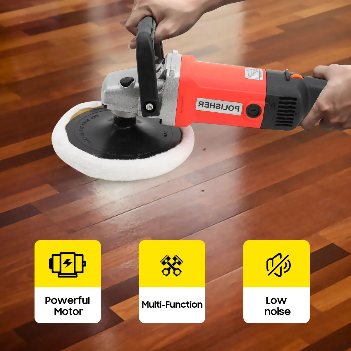 230V 1400 W Adjustable Speed Car polishing machine Electric cars Polisher Waxing Machine for Automobile Furniture