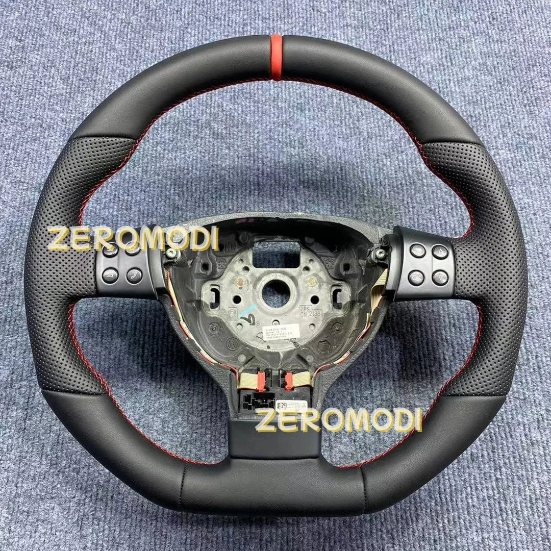 Custom Replacement Real Carbon Fiber Steering Wheel for VW Volkswagen Golf 5 Jetta Mk5 GTI R32 EOS Passat B6 Bora