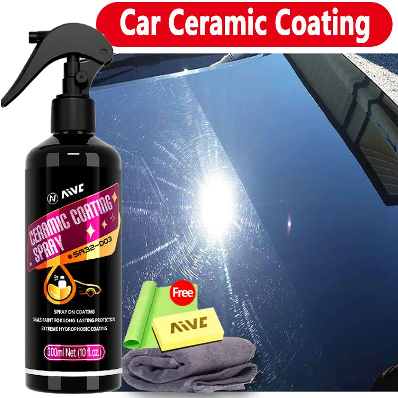 Ceramic Coating For Cars Paint Mirror Shine Crystal Wax Spray Nano Hydrophobic Anti-fouling Auto Detailing Car Cleaning Products