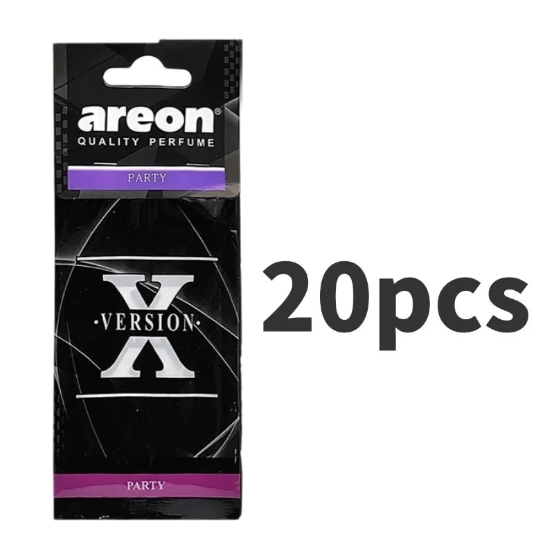 2-80PCS X Version Car Interior Hanging Air Freshener Natural Tea Perfume for Home Bathroom Decor