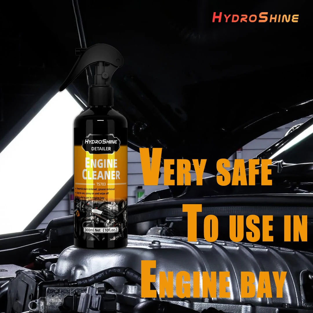 Hydroshine Engine Bay Cleaner Care Powerful Decontamination for Car Engine Compartment Cleaning Tool Heavy Oil Dust Clean Spray