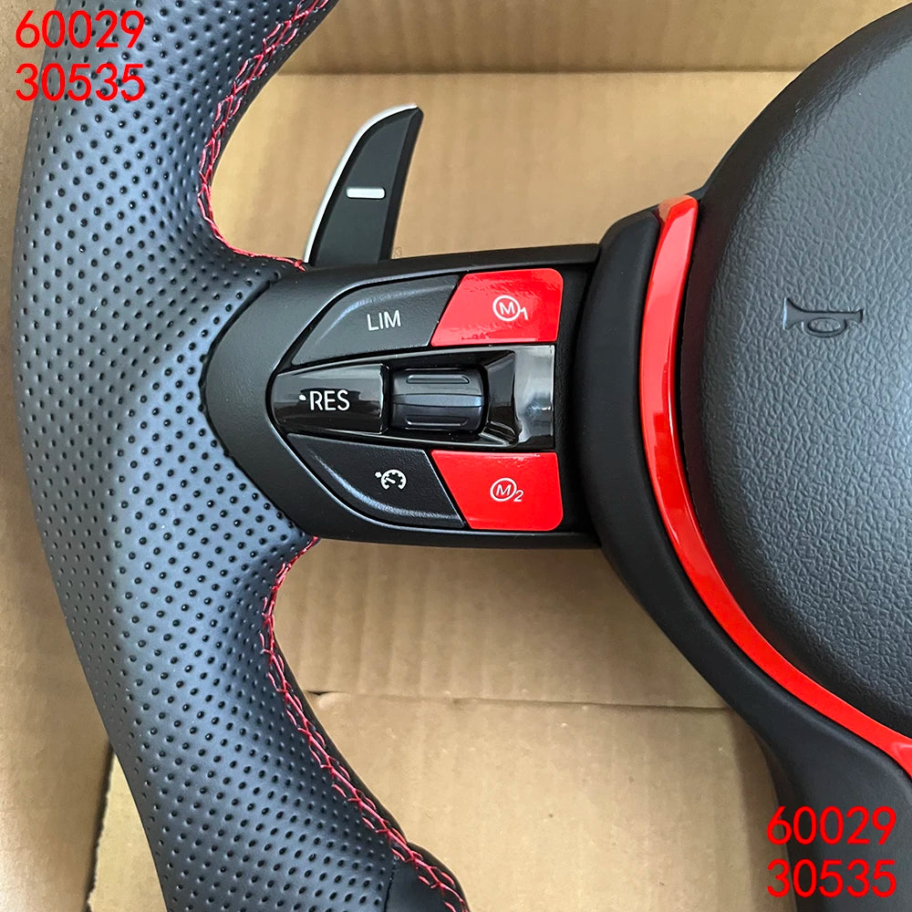 Red style  Flame Demon， Steering Wheel For Bmw F30 F10 F31 F20 F25 F22 F36 F33 F32 F80 F82 F11 F18 F01 F90 E90 Steering