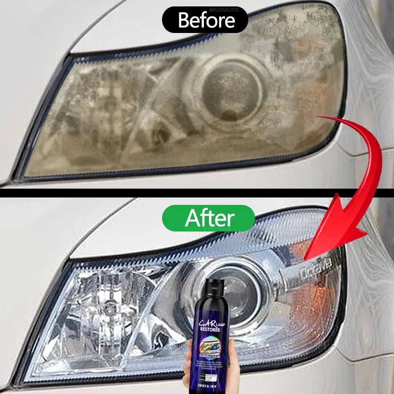 Car Headlight Polishing Agent Scratch Remover Repair Fluid Headlight Renewal Polish And Maintenance Liquid Kit Auto Accessories