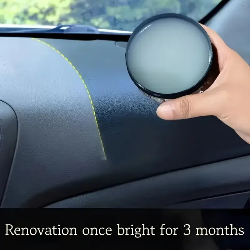 Crystal clear car plastic repair agent - car interior and panel renewal wax coating agent car wax car polishing wax