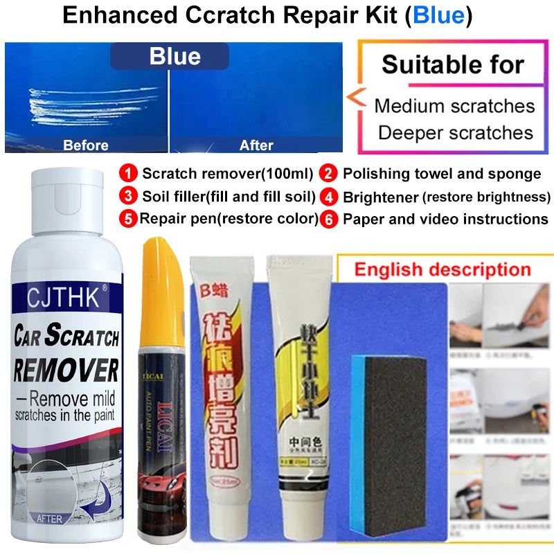 Car Scratch Remover Paint Care Tools Auto Swirl Remover Scratches Repair Polishing Auto Body Grinding Compound Anti Scratch Wax