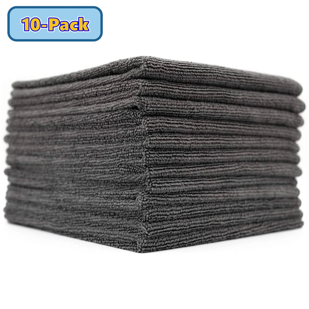10PCS edgeless Microfiber Auto Cleaning Towels Multifunctional Car Detailing Towel Automotive Washing dry Cloth