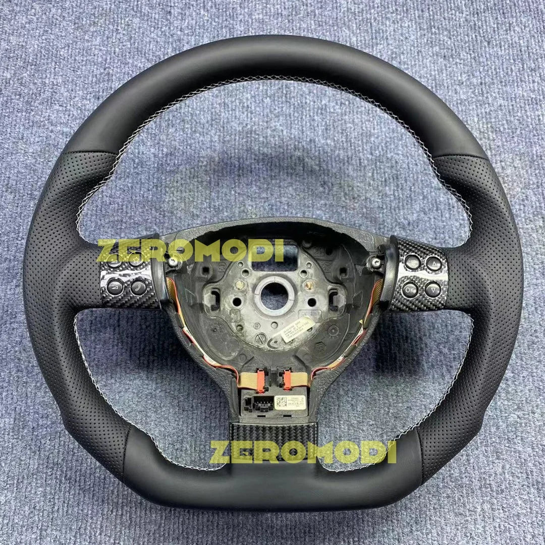 Custom Replacement Real Carbon Fiber Steering Wheel for VW Volkswagen Golf 5 Jetta Mk5 GTI R32 EOS Passat B6 Bora
