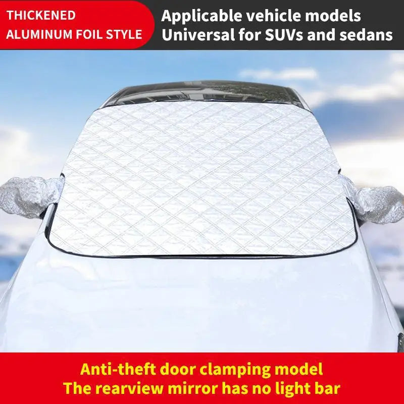 Sunshade Cover Car Windshield Snow Sun Shade Waterproof Protector Automobile Magnetic Cover Car Front Windscreen Cover