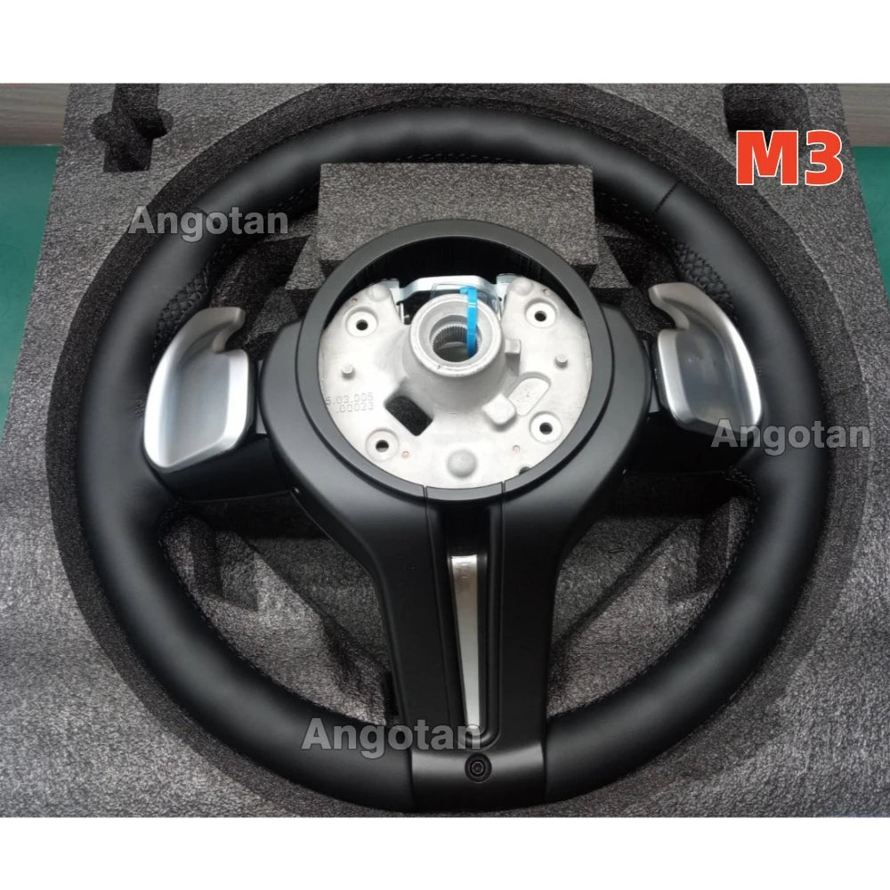 Full Smooth Leather M Sport Steering Wheel for Bmw F30 M3 M5 F10 F36 F20 F11 F15 F31 F16 F32 F25 F12 F22 F87 F80 F02 M8 F07 F90
