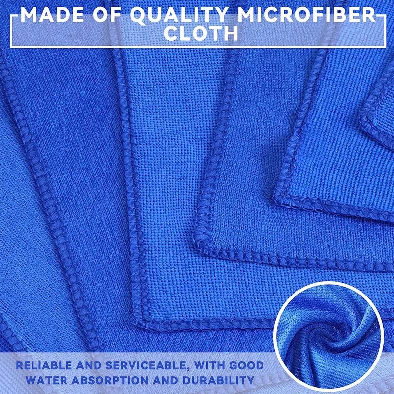Microfiber Cleaning Cloths Lint Free Microfiber Cleaning Towel Cloths Reusable Cleaning Towels w/ Super Absorbent for Car Window