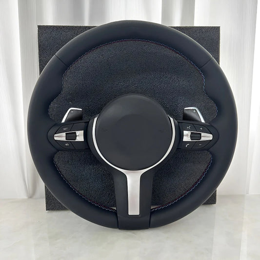 Interior Leather Steering Wheel For BMW 3 5 Series F10 F15 F20 F22 F30 F32 F36 F80 F82 M3 M4 M5 E90 E70 M Sport Steering Wheel