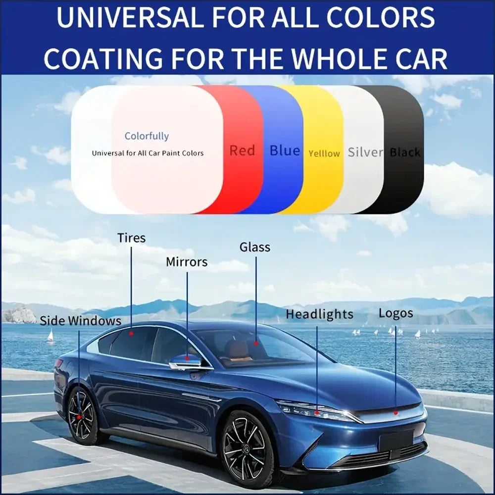 500ml Car Rapid Nano Ceramic Coating Agent Spray Quick Effect Paint Polisher Anti Scratch Intense Gloss Shine Waterproof Wax