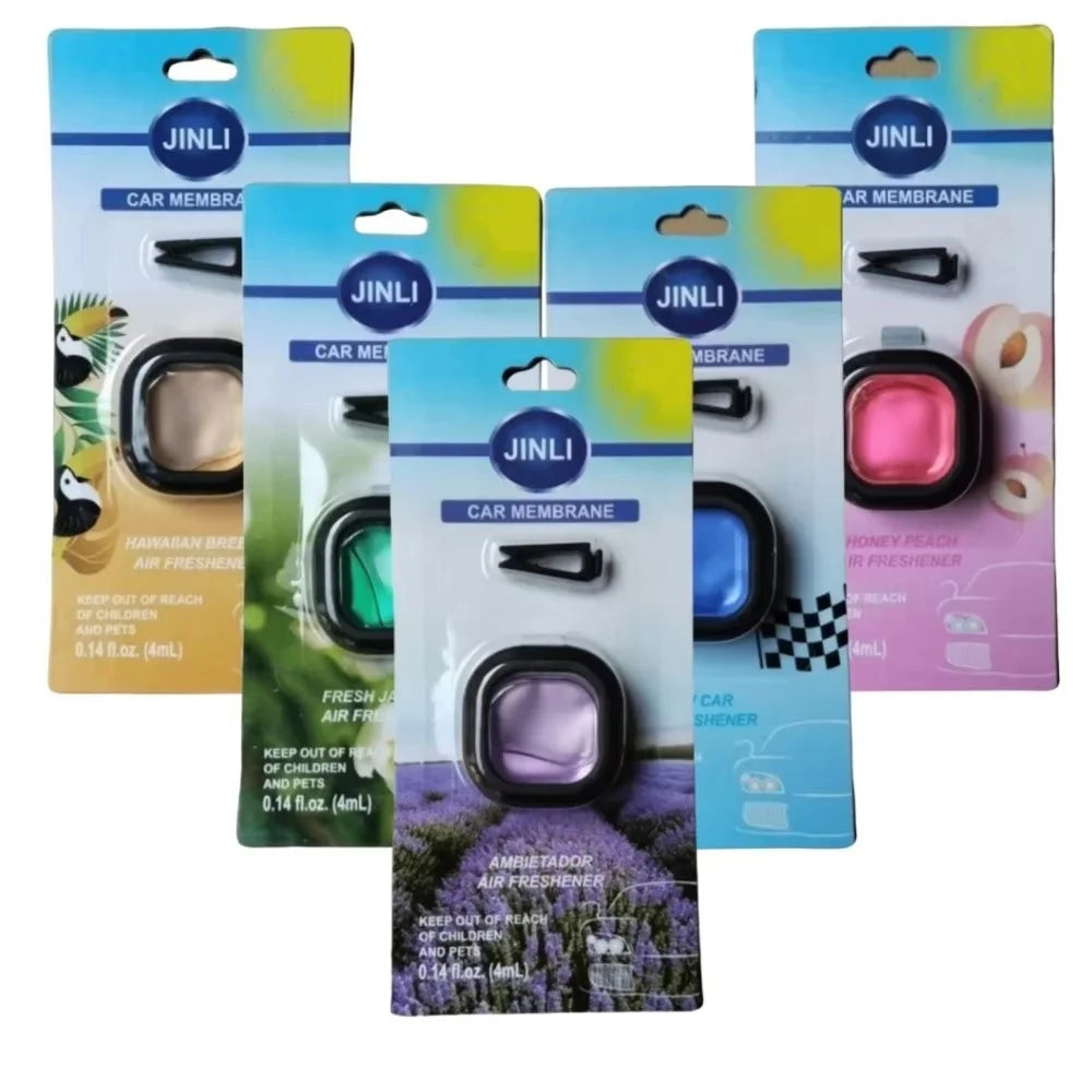 Long-Lasting Car Air Freshener Vent Clip Essential Oil Scented Odor Eliminator 0.14oz Alcohol-Free Fragrance for Fresh Car Smell