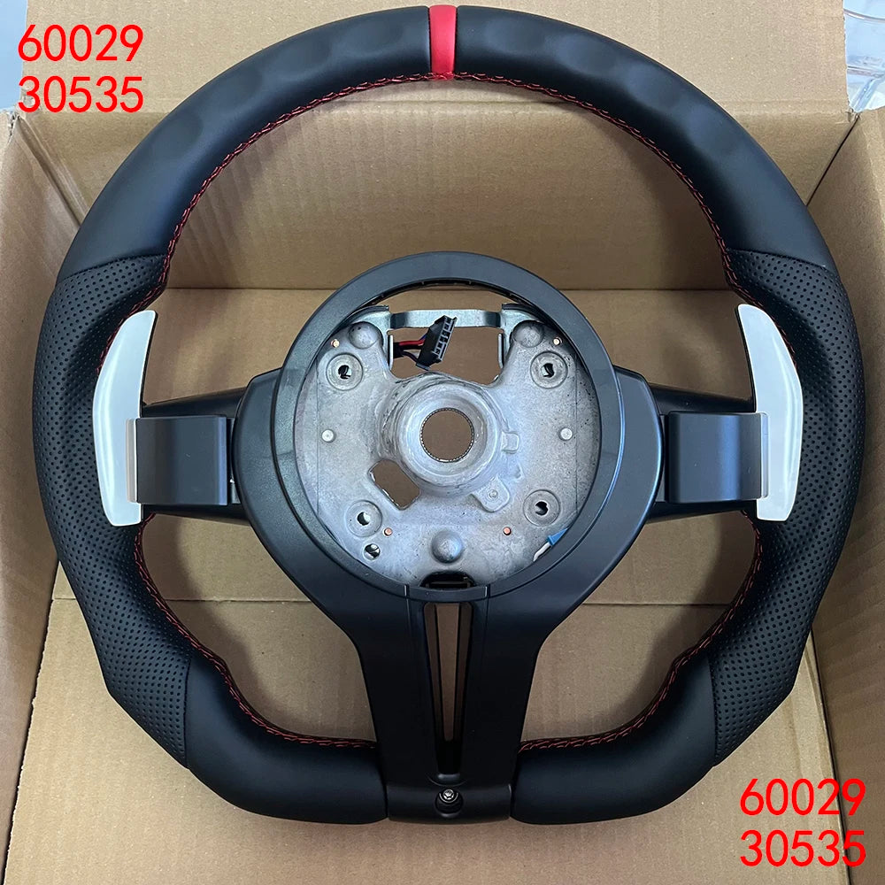 Red style  Flame Demon， Steering Wheel For Bmw F30 F10 F31 F20 F25 F22 F36 F33 F32 F80 F82 F11 F18 F01 F90 E90 Steering