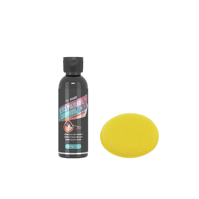 Car Glass Oil Film Cleaner Remover Glass Polishing Compound Windshield Polisher Stain Removal Shiny Car Stuff Auto Detailing