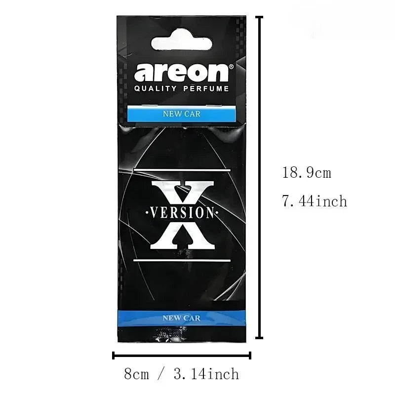 2-80PCS X Version Car Interior Hanging Air Freshener Natural Tea Perfume for Home Bathroom Decor