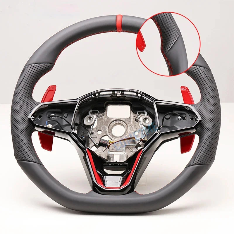 Suitable for Golf 8 MK8 LCD steering wheel, with heating and shift paddles, supporting ACC adaptive cruise control