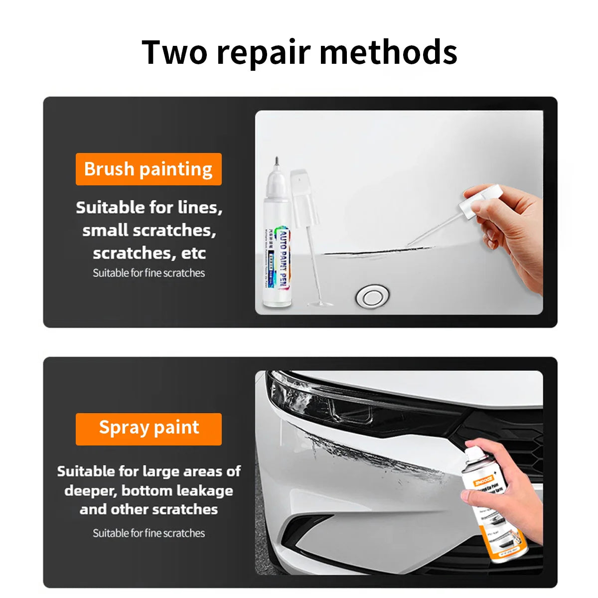 For Tesla Model Y X 3 S Car Scratch Paint Pen Deep Scratch Repair Removal White Black Red Silver blue grey Scratch Repair Spray