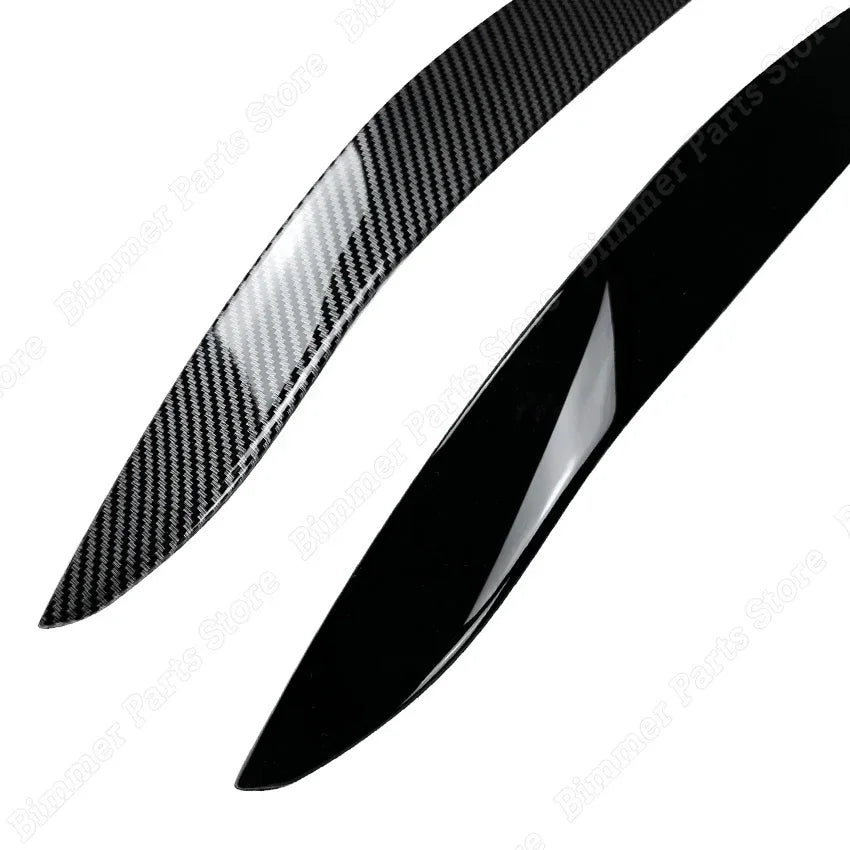 Car Front Headlight Eyebrows Eyelid Lid Trim Lamp Cover Sticker for BMW X5 E70 30d 48i 30i 35d 40d 30d 50i 35i M50d 2006-2013