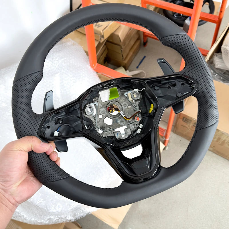 Suitable for Golf 8 MK8 LCD steering wheel, with heating and shift paddles, supporting ACC adaptive cruise control