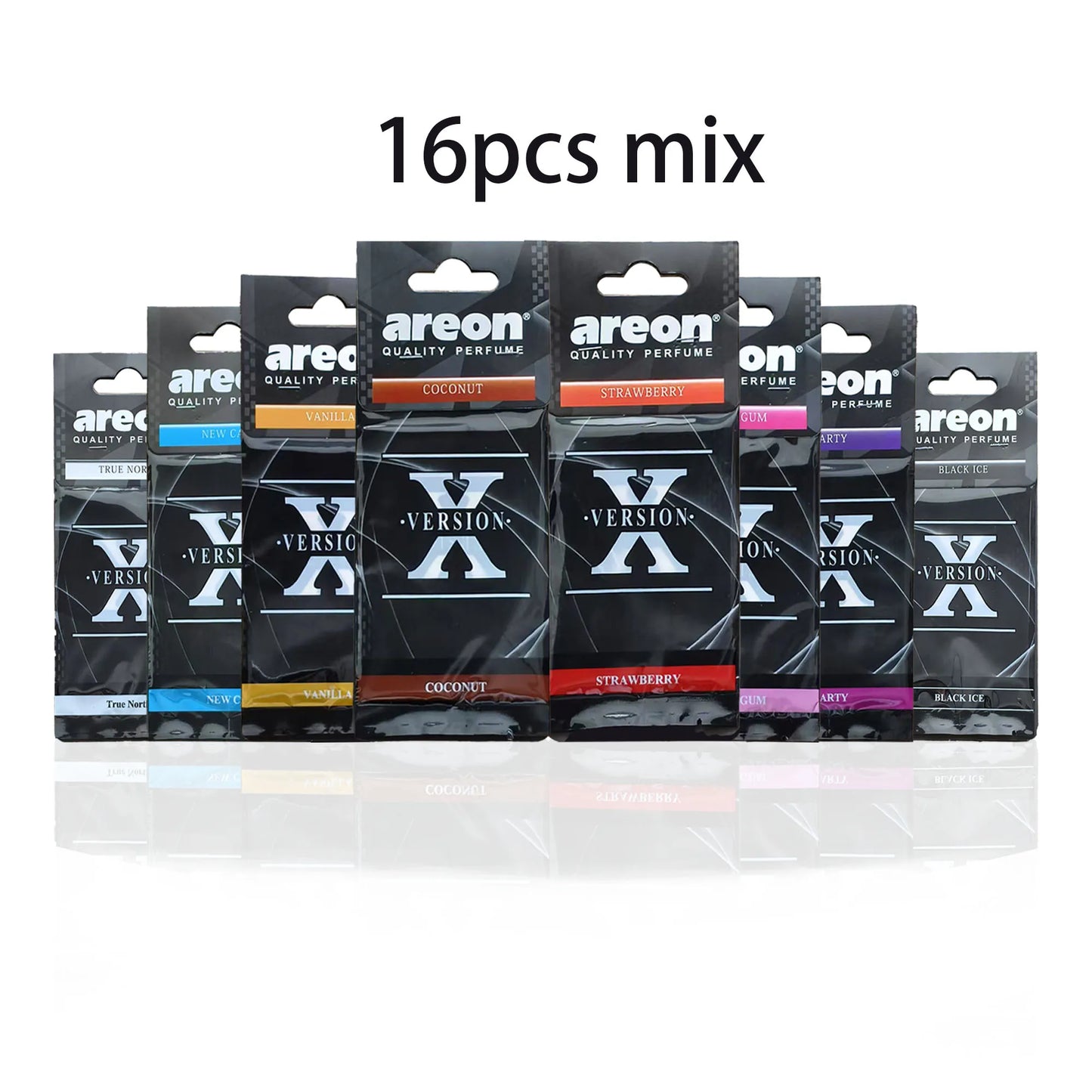 Our High-Quality [Shape X] car air fresheners, which can be used as decorations for car rearview mirrors, are available in sets