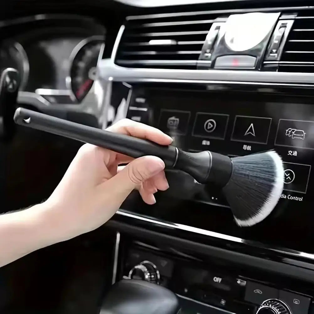 Ultra-Soft Detailing Brush Super Dense Auto Interior Detail Brush With Synthetic Bristles Car Dashboard Duster Brush