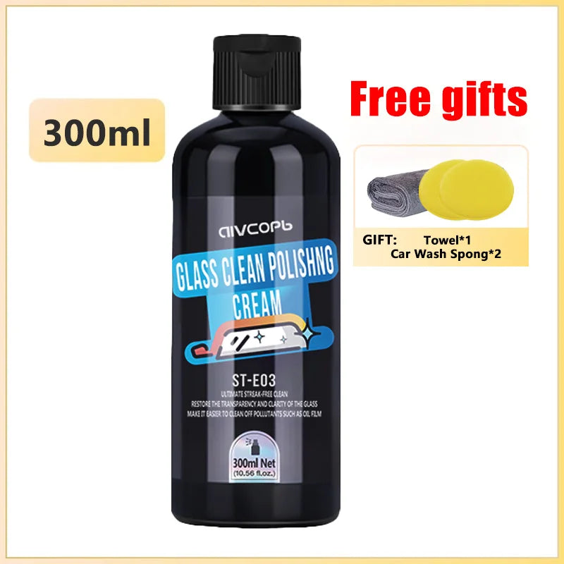 Car Glass Oil Film Remover Paste ST-E Auto Glass Film Coating Agent Anti-fog Glass Cleaner Windshield Polish  Auto Detailing