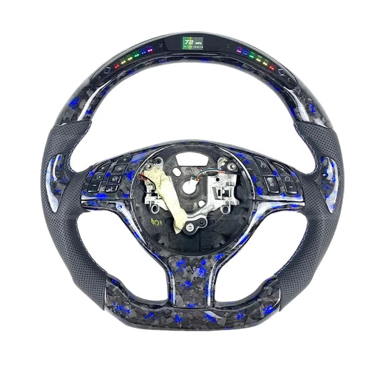 Carbon Fiber Car Steering Wheel with LED Display for BMW E46 M3 E38 E39 E46 E53 318 320 325 330 Customized Accessory
