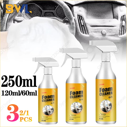 Multifunctional Foam Cleaner Car Interior Stain Removal and Cleaning Leather Seat Foam Cleaner Spray Foam Maintenance Wash Car
