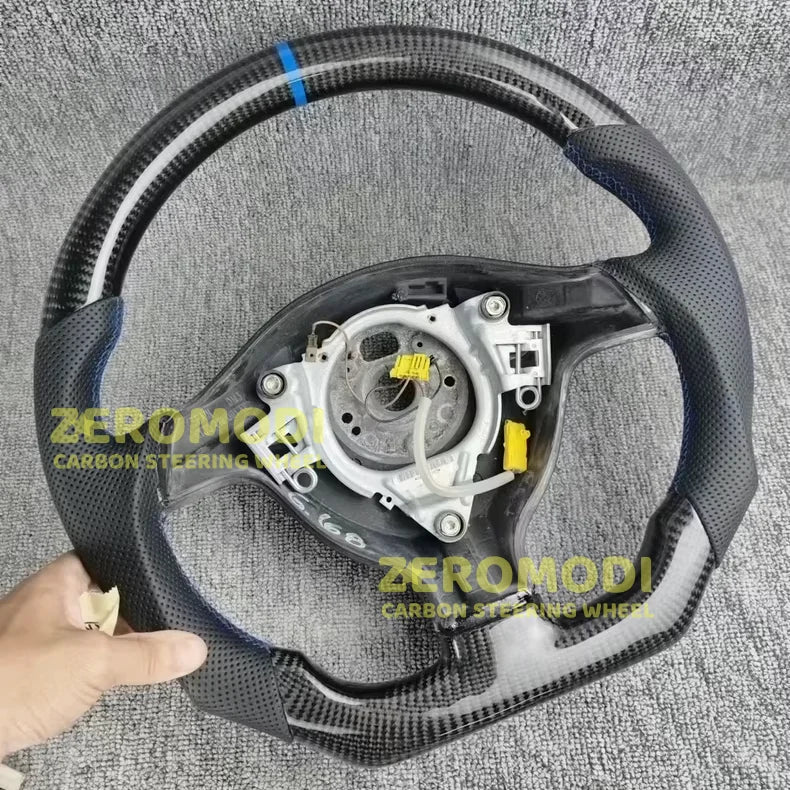 For VW Volkswagen Golf 4 IV Mk4 GTI 1997-2003/Passat B5/Seat Leon 1M MK1 100% Real Carbon Fiber Steering Wheel